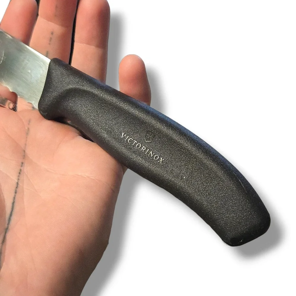 Victorinox Serrated 8 Inch Blade Bread Knife‎ Kitchen Black Swiss Made 6.8633.21